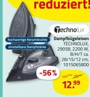 Dampfbügeleisen Angebote von TECHNOLUX bei ROLLER Speyer für 12,99 €