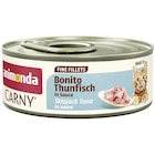animonda Carny Fine Fillets Adult Bonito Thunfisch in Sauce 60 g im Angebot bei Zookauf in Neubrandenburg animonda Carny Fine Fillets Adult Bonito Thunfisch in Sauce 60 g Angebote von Carny bei Zookauf Neubrandenburg für 0,89 €
