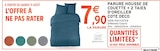 Parure housse de couette + 2 taies d'oreiller - COTE DECO - Intermarché Super à Castres Parure housse de couette + 2 taies d'oreiller - COTE DECO en promo chez Intermarché Super Castres à 7,90 €
