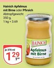Aktuelles Apfelmus mit Birne Angebot bei GLOBUS in Leipzig ab 1,29 €