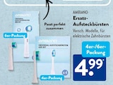 Ersatz-Aufsteckbürsten von AMBIANO im aktuellen ALDI SÜD Prospekt für 4,99 €