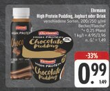 Aktuelle Energydrink Angebote bei EDEKA in Schwabach Aktuelles High Protein Pudding Angebot bei EDEKA in Schwabach ab 0,99 €