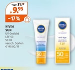 SUN im Angebot bei Müller in Hanau SUN Angebote von NIVEA bei Müller Hanau für 9,95 €