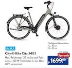 City-E-Bike Cita 2403 im Angebot bei ALDI Nord in Magdeburg City-E-Bike Cita 2403 Angebote bei ALDI Nord Magdeburg für 1.699,00 €