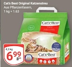 Original Katzenstreu im Angebot bei GLOBUS in Salzgitter Original Katzenstreu Angebote von Cat's Best bei GLOBUS Salzgitter für 6,99 €