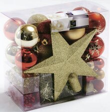 Coffret de 44 boules de Noël en plastique - Géant Casino à Bordeaux Coffret de 44 boules de Noël en plastique en promo chez Géant Casino Bordeaux à 8,90 €