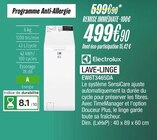 Lave-linge - ELECTROLUX en promo chez Blanc Brun Saint-Herblain à 499,90 €