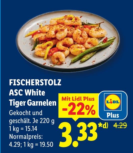 ASC White Tiger Garnelen