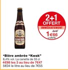 Bière ambrée - Kwak dans le catalogue Monoprix