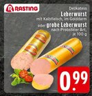 Delikatess Leberwurst mit Kalbfleisch, im Golddarm im Angebot bei EDEKA in Mülheim Delikatess Leberwurst mit Kalbfleisch, im Golddarm Angebote von Rasting bei EDEKA Mülheim für 0,99 €