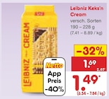 Keks'n Cream im Angebot bei Netto Marken-Discount in Emden Keks'n Cream Angebote von Leibniz bei Netto Marken-Discount Emden für 1,49 €