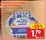 Omas Nudelsalat Angebote von Kühlmann bei Netto Marken-Discount Osnabrück für 1,79 €