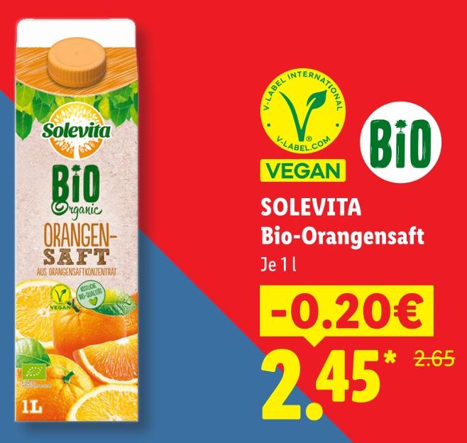 Bio-Orangensaft