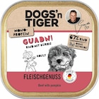 dm-drogerie markt - Nassfutter Hund mit Rind & Kürbis, Guadn! Angebot im Prospekt Nassfutter Hund mit Rind & Kürbis, Guadn! bei dm-drogerie markt im Prospekt "" für 1,55 €