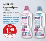 Hygiene-Spüler Sensitive im Angebot bei V-Markt in München Hygiene-Spüler Sensitive Angebote von IMPRESAN bei V-Markt München für 1,99 €