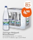 Thüringer Waldquell Mineralwasser im Angebot bei tegut in Erfurt Thüringer Waldquell Mineralwasser Angebote bei tegut Erfurt für 4,99 €