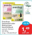 Spülmittel Nachfüllpulver von everdrop im aktuellen budni Prospekt