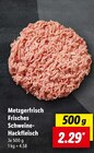 Frisches Schweine-Hackfleisch Angebote von Metzgerfrisch bei Lidl Aalen für 2,29 €