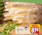 Weißer Spargel im aktuellen REWE Prospekt