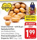 Speisekartoffeln Angebote bei E center Bruchsal für 1,99 €