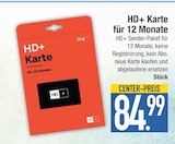HD+ Karte für 12 Monate Angebote bei EDEKA Weißenburg