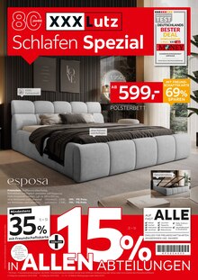 Aktueller XXXLutz Möbelhäuser Villingen-Schwenningen Prospekt XXXLutz Möbelhäuser Villingen-Schwenningen Prospekt "Schlafen Spezial" mit 24 Seiten