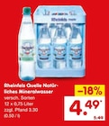 Aktuelle Mineralwasser Angebote bei Netto Marken-Discount in Duisburg Aktuelles Natürliches Mineralwasser Angebot bei Netto Marken-Discount in Duisburg ab 4,49 €