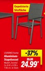 Aktuelles Aluminium-Stapelsessel Angebot bei Lidl in Augsburg ab 24,99 €