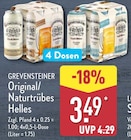 Original/Naturtrübes Helles Angebote von GREVENSTEINER bei ALDI Nord Göttingen für 3,49 €