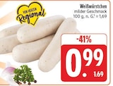 EDEKA Bindlach - Weißwürstchen Angebot im Prospekt Weißwürstchen bei EDEKA im Bindlach Prospekt für 0,99 €