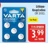 Aktuelles Lithium-Knopfzellen CR 2032 Angebot bei Marktkauf in Leipzig ab 3,99 €