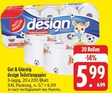 design Toilettenpapier Angebote von Gut & Günstig bei EDEKA Gera für 5,99 €