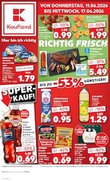 Kaufland Prospekt "Hier bin ich richtig", 50 Seiten, 11.06.2026 - 11.06.2026 Aktueller Kaufland Prospekt, "Hier bin ich richtig", mit Angeboten der Woche, gültig von 11.06.2026 bis 11.06.2026