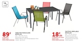 Table Rectangulaire - ROUILLAC - Hyper U à Angers Table Rectangulaire - ROUILLAC en promo chez Hyper U Angers à 18,99 €
