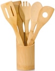 6-tlg. Bambus Küchenhelfer-Set für 5,99 € bei Netto mit dem Scottie im Angebot 6-tlg. Bambus Küchenhelfer-Set im aktuellen Netto mit dem Scottie Prospekt
