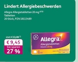Allergietabletten 20 mg bei mea - meine apotheke im Prospekt "" für 9,45 €
