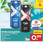 Biermischgetränk im Angebot bei Netto Marken-Discount in Brandenburg Biermischgetränk Angebote von X2 bei Netto Marken-Discount Brandenburg für 0,99 €
