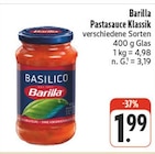 Pastasauce Klassik im Angebot bei EDEKA in Bamberg Pastasauce Klassik Angebote von Barilla bei EDEKA Bamberg für 1,99 €