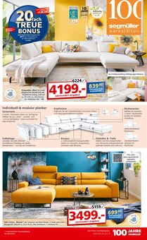 Couch im aktuellen Segmüller Prospekt (Leverkusen) Couch im Segmüller Prospekt "Highlight Angebote" mit 46 Seiten (Leverkusen)