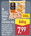 White Tiger Garnelen XXL im Angebot bei ALDI Nord in Nordhorn White Tiger Garnelen XXL Angebote von Golden Seafood bei ALDI Nord Nordhorn für 7,99 €