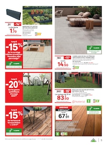 Promotion Carrelage Terrasse dans le prospectus LEROY MERLIN, valable du 08/07/2026 au 04/08/2026 Promo Carrelage Terrasse dans le catalogue LEROY MERLIN du moment à la page 5