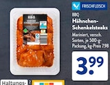 Hähnchen-Schenkelsteaks von BBQ für 3,99 € bei ALDI SÜD im Angebot Hähnchen-Schenkelsteaks von BBQ im aktuellen ALDI SÜD Prospekt