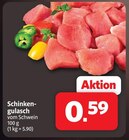 Schinkengulasch im Angebot bei nah&frisch in Rheda-Wiedenbrück Schinkengulasch Angebote bei nah&frisch Rheda-Wiedenbrück für 0,59 €
