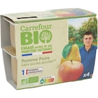 Purée de fruits sans sucres ajoutés - CARREFOUR BIO dans le catalogue Carrefour