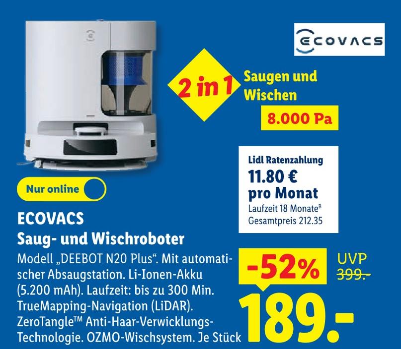 Saug- und Wischroboter