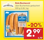 Netto Marken-Discount Ebersbach - Rote Bockwurst Angebot im Prospekt Rote Bockwurst bei Netto Marken-Discount im Ebersbach Prospekt für 2,99 €