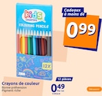 Crayons de couleur - Kids Creative dans le catalogue Action