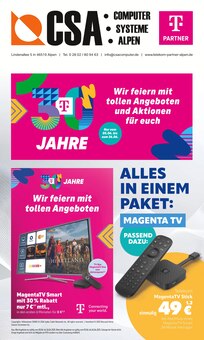 Fernseher im aktuellen CSA Computer Prospekt (Kamp-Lintfort) Fernseher im CSA Computer Prospekt "30 JAHRE" mit 12 Seiten (Kamp-Lintfort)