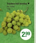 Weintrauben im V-Markt Prospekt Trauben hell kernlos im aktuellen V-Markt Prospekt für 2,99 €