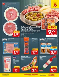 Kochsalami im Netto Marken-Discount Prospekt "Aktuelle Angebote" auf Seite 9